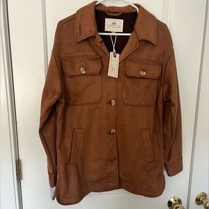 Cute brown Shacket!
